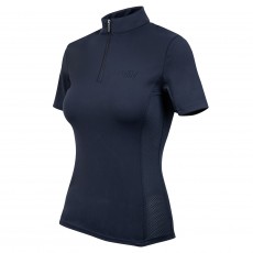 Woof Wear Ladies Short Sleeve Tech Riding Shirt (Navy) Woof Wear Ladies Short Sleeve Tech Riding Shirt (Navy)