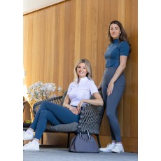 Woof Wear Ladies Short Sleeve Tech Riding Shirt (White) Woof Wear Ladies Short Sleeve Tech Riding Shirt (White)