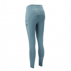 Woof Wear Young Rider Pro Riding Tights - Full Seat (Mineral Blue) Woof Wear Young Rider Pro Riding Tights - Full Seat (Mineral Blue)