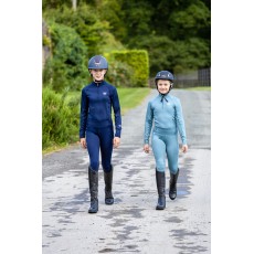 Woof Wear Young Rider Pro Riding Tights - Full Seat (Mineral Blue) Woof Wear Young Rider Pro Riding Tights - Full Seat (Mineral Blue)