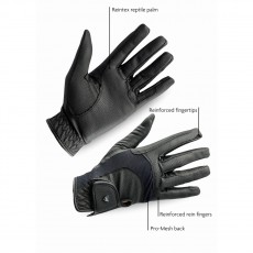 Woof Wear Reintex Mesh Riding Glove (Black) Woof Wear Reintex Mesh Riding Glove (Black)