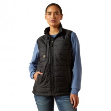 Ariat Women's Rebar Cordura Ripstop Lightweight Insulated Gilet (Black) Ariat Women's Rebar Cordura Ripstop Lightweight Insulated Gilet (Black)
