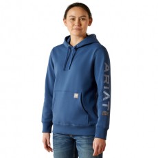 Ariat Women's Rebar Graphic Hoodie (Ensign Blue/Endless Sky) Ariat Women's Rebar Graphic Hoodie (Ensign Blue/Endless Sky)