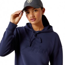 *OUTLET* Ariat Womens Just Hoodie (Navy Eclipse) *OUTLET* Ariat Womens Just Hoodie (Navy Eclipse)