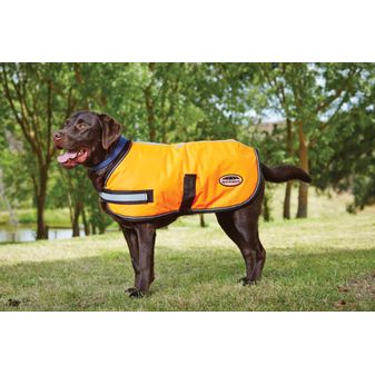 Weatherbeeta Comfitec Reflective Parka 300d Dog Coat (Orange)