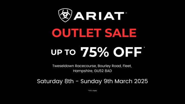 Ariat Outlet Event - Stoneleigh Park (15-16th March 2025)