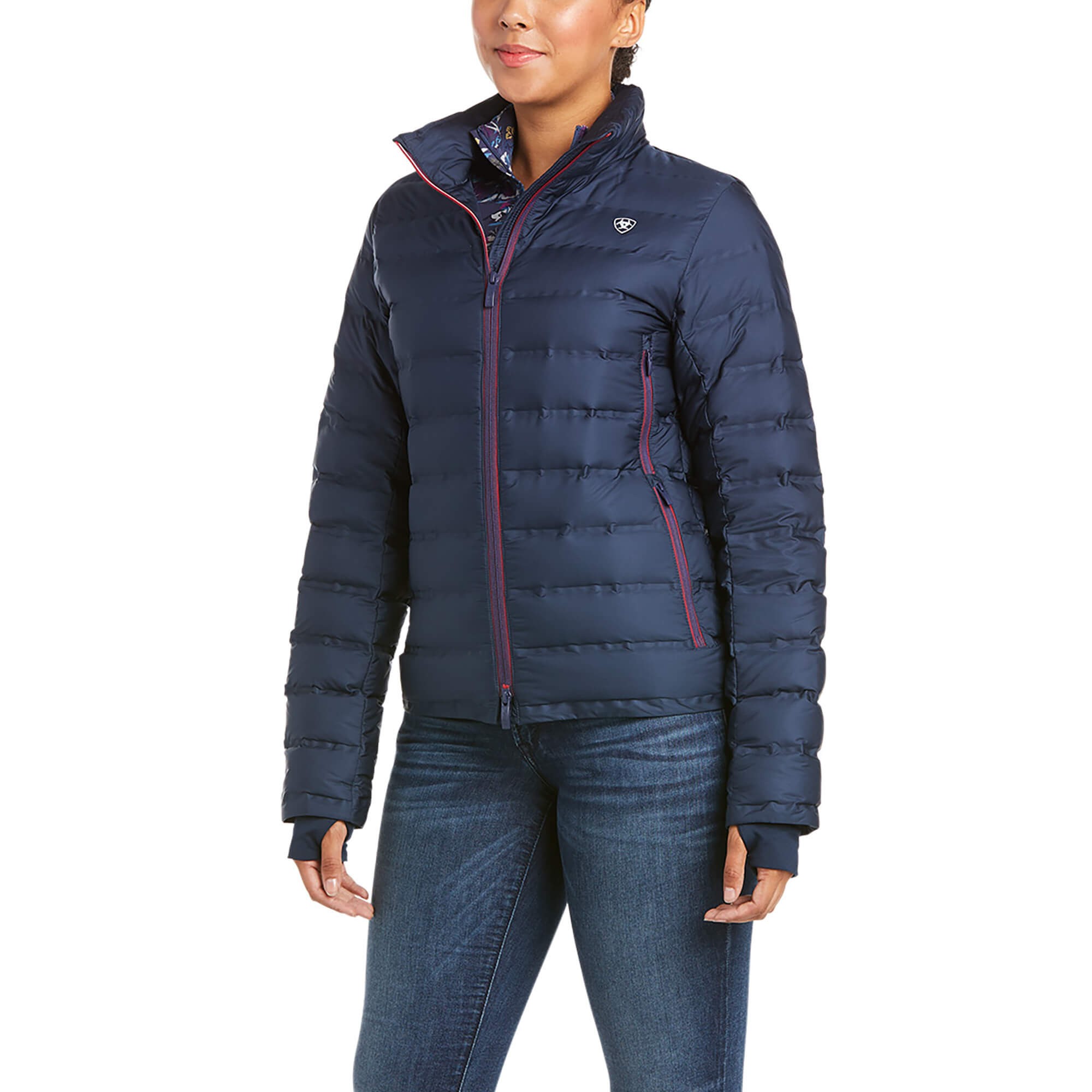 Download Ariat Womens Braze Down Jacket (Team Navy) - Wychanger Barton