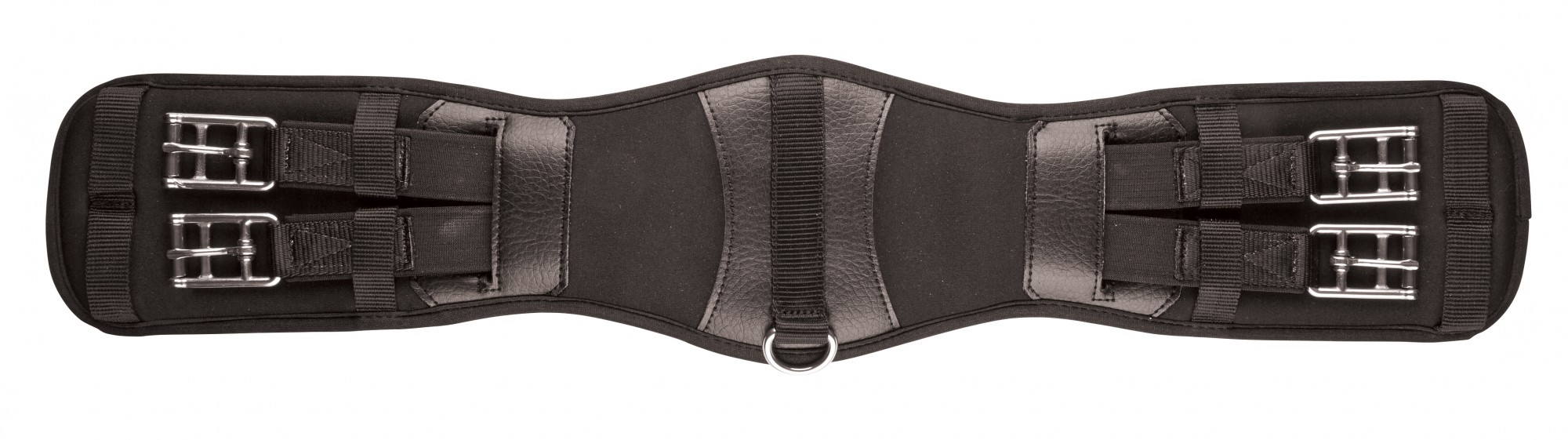 Collegiate Memory Foam Dressage Girth (Black) - Wychanger Barton