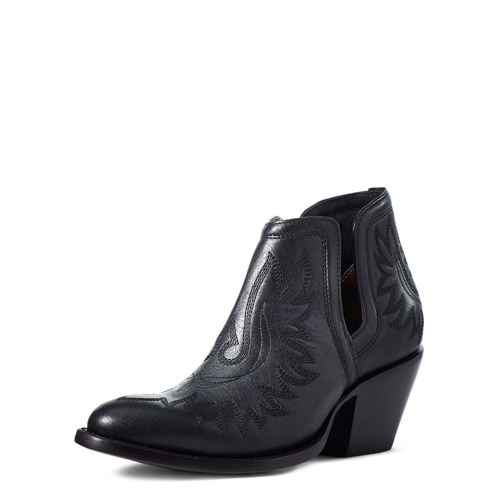 low heel high ankle boots