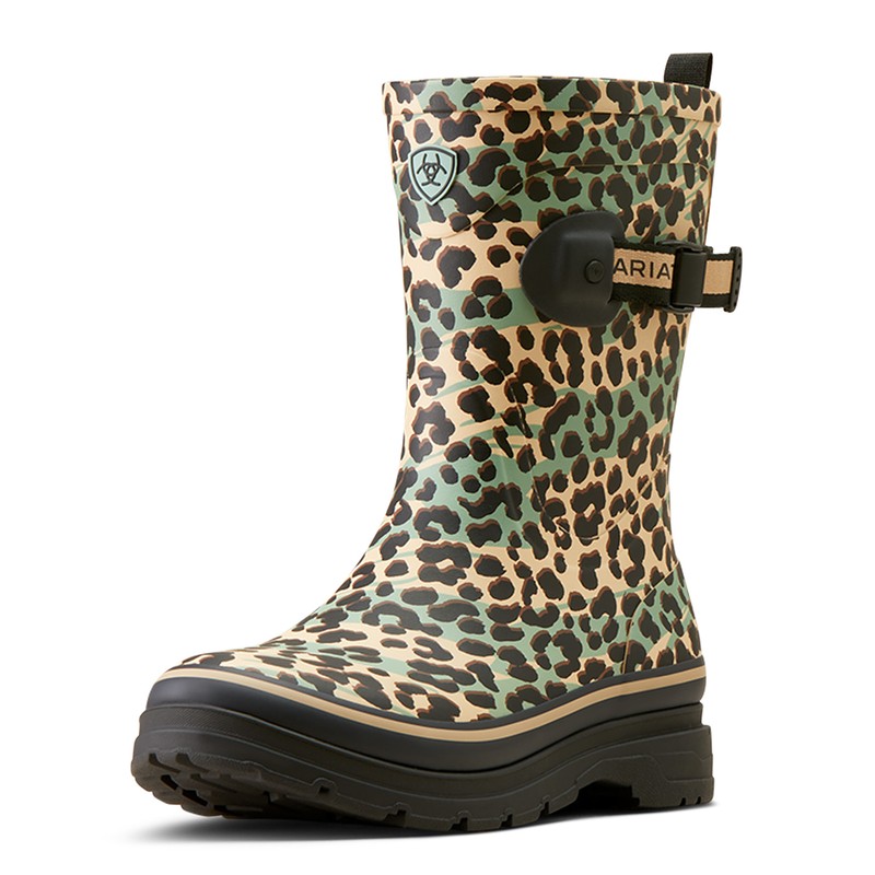 Ariat Women s Kelmarsh Mid Rubber Boot Leopard Camo Wychanger Barton