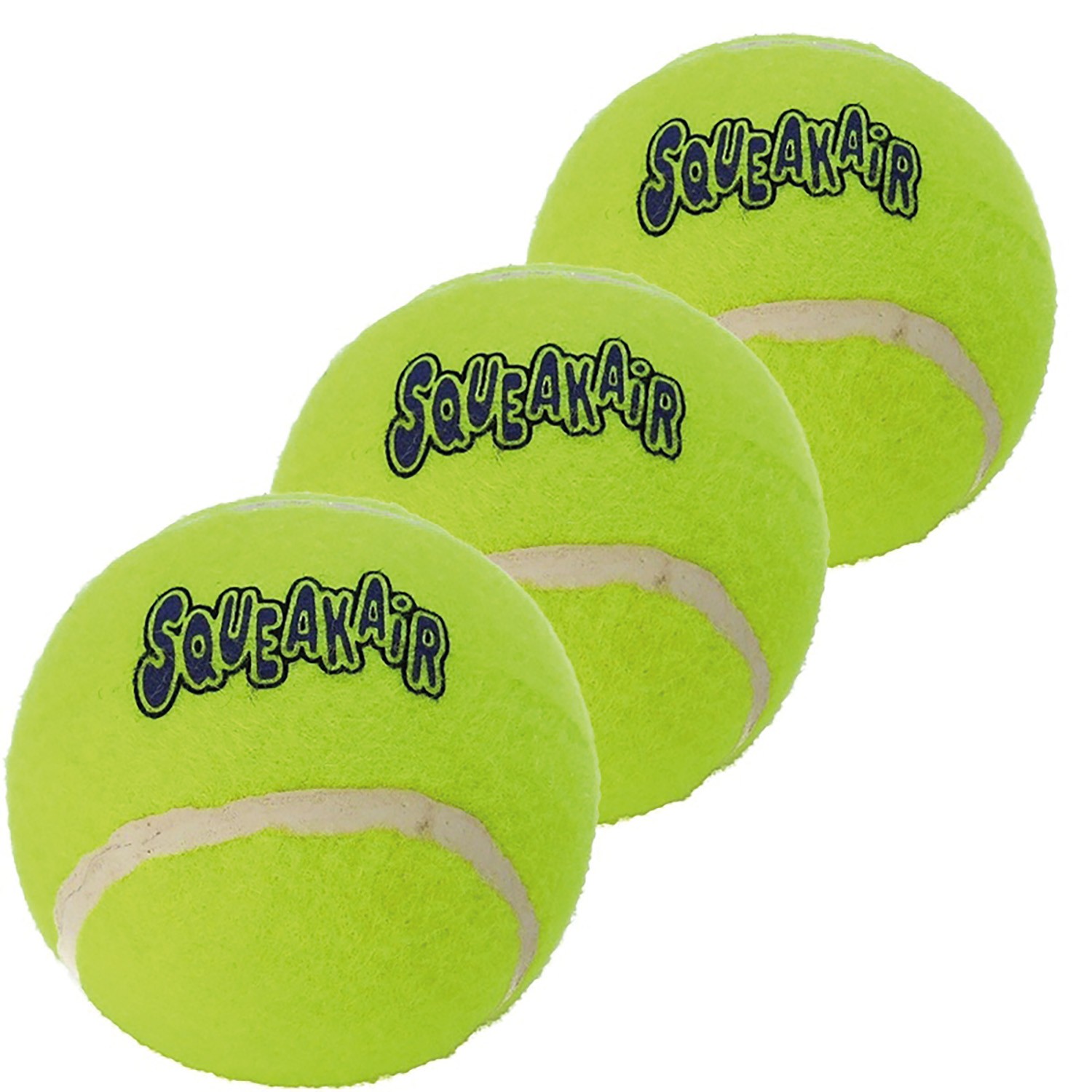 3-Pack KONG SqueakAir Balls: XSmall & Small