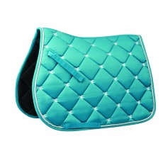 Saxon Dove All Purpose Saddle Pad (Teal/White)