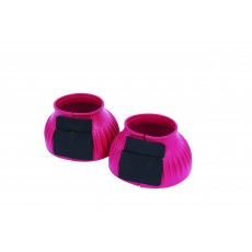Saxon Ribbed Touch Tape Bell Boots (Pink)