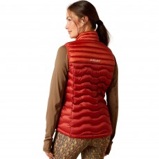 *Clearance* Ariat Womens Ideal Down Gilet (Red Ochre/Burnt Brick)