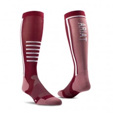 AriatTek Slimline Performance Socks (Tawny Port/Twilight Mauve)