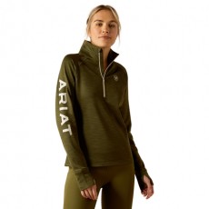 Ariat Women's Tek Team 1/2 Zip Sweatshirt (Winter Moss)