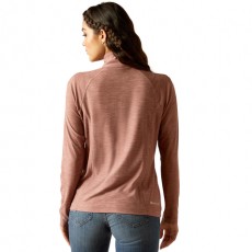 Ariat Women's Laguna 2.0 1/4 Zip Long Sleeve Top (Twilight Mauve)