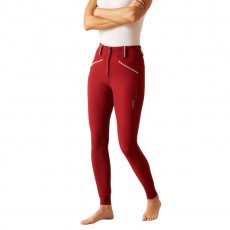 *OUTLET* Ariat Womens Tri Factor Grace Knee Patch Breeches (Sun Dried Tomato)