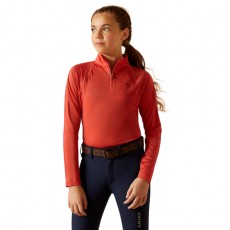 Ariat Kids Sunstopper 3.0 Baselayer (Baked Apple)