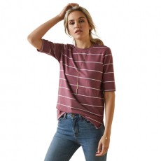 Ariat Womens Windsor T-Shirt (Nocturne Stripe)