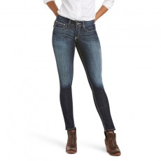 Ariat Womens R.E.A.L. Mid Rise Stretch Outseam Ella Skinny Jean (Celestial)