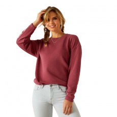 Ariat Womens Cowgirl Tough Sweatshirt (Dry Rose)