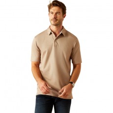 Ariat Mens Shaldon Polo (Silken Brown Heather)