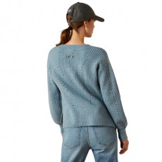 Ariat Women's Blaydon Sweater (Lake Heather) Ariat Women's Blaydon Sweater (Lake Heather)