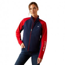 Ariat Women's Team EQ Jacket (Navy/Red) Ariat Women's Team EQ Jacket (Navy/Red)