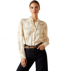 Ariat Women's Cricklade Blouse (Watercolour Horse Print) Ariat Women's Cricklade Blouse (Watercolour Horse Print)