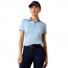 Ariat Womens Bandera 1/4 Zip Short Sleeve Polo (St. Tropez) Ariat Womens Bandera 1/4 Zip Short Sleeve Polo (St. Tropez)