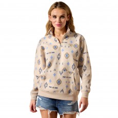 Ariat Womens Sapphire 1/2 Zip Sweatshirt (Oatmeal Heather) Ariat Womens Sapphire 1/2 Zip Sweatshirt (Oatmeal Heather)