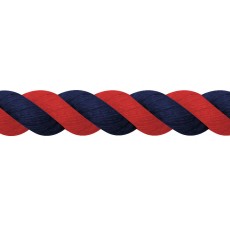 JHL Cotton Lead Rope (Red/Navy)