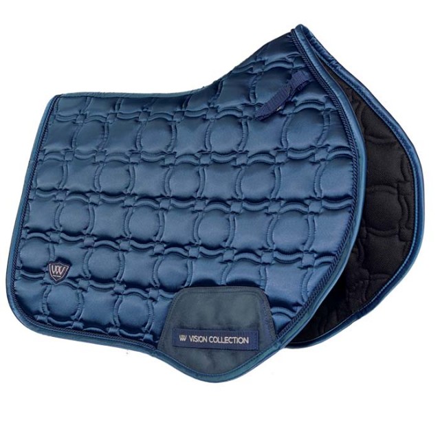 Woof Wear Vision Close Contact Saddle Cloth (Navy)