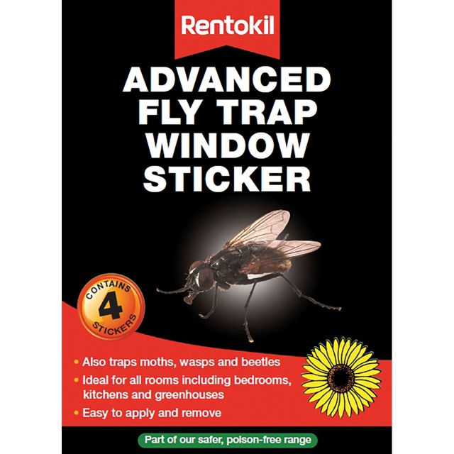 Rentokil Fly Trap Window Stickers