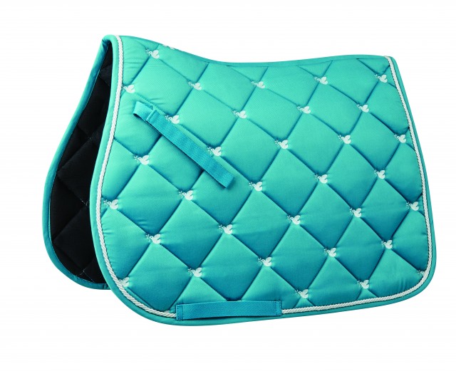 Saxon Dove All Purpose Saddle Pad (Teal/White)