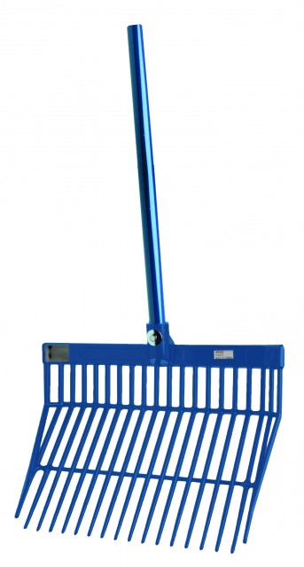 Roma Revolutionary Stable Rake With Handle (Blue)
