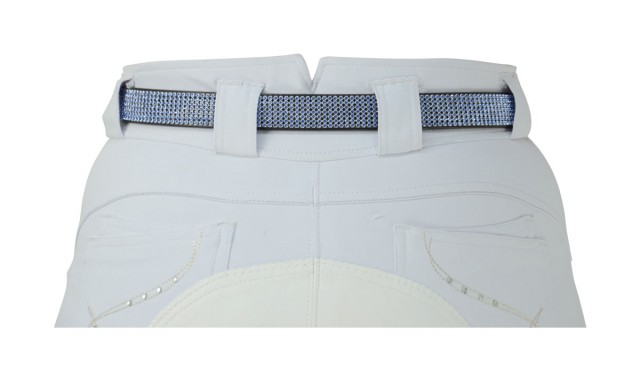 Hy Sparkle Leather Belt (Blue)