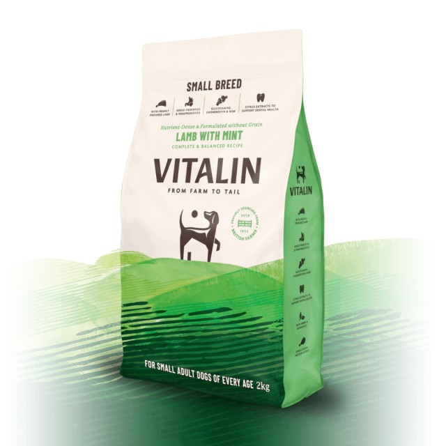 Vitalin Small Breed Lamb With Mint (2kg)