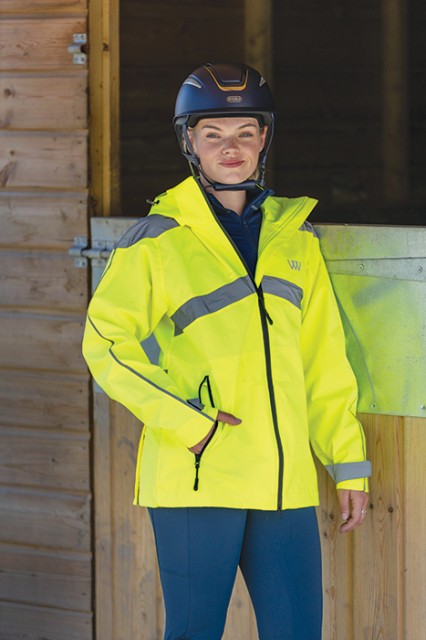 Woof Wear All Season High Viz Riding Jacket (Yellow)