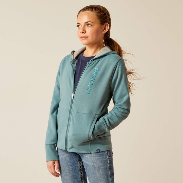 Ariat Youth Team Logo Sweatshirt (North Atlantic)