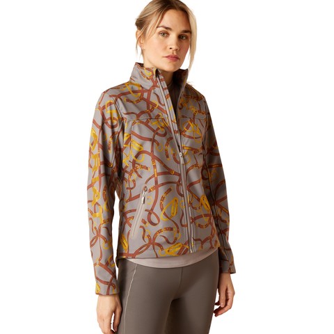 Ariat Women's New Team Softshell Jacket (Zinc Bridle)