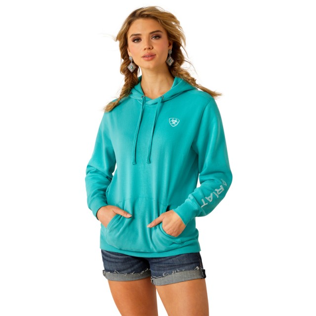 Ariat Womens Logo 2.0 Hoodie (Latigo Bay)